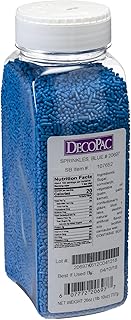 DecoPac Blue Sprinkles | Extra Large 26oz Pack | Cake Sprinkle Mix, Fanc...