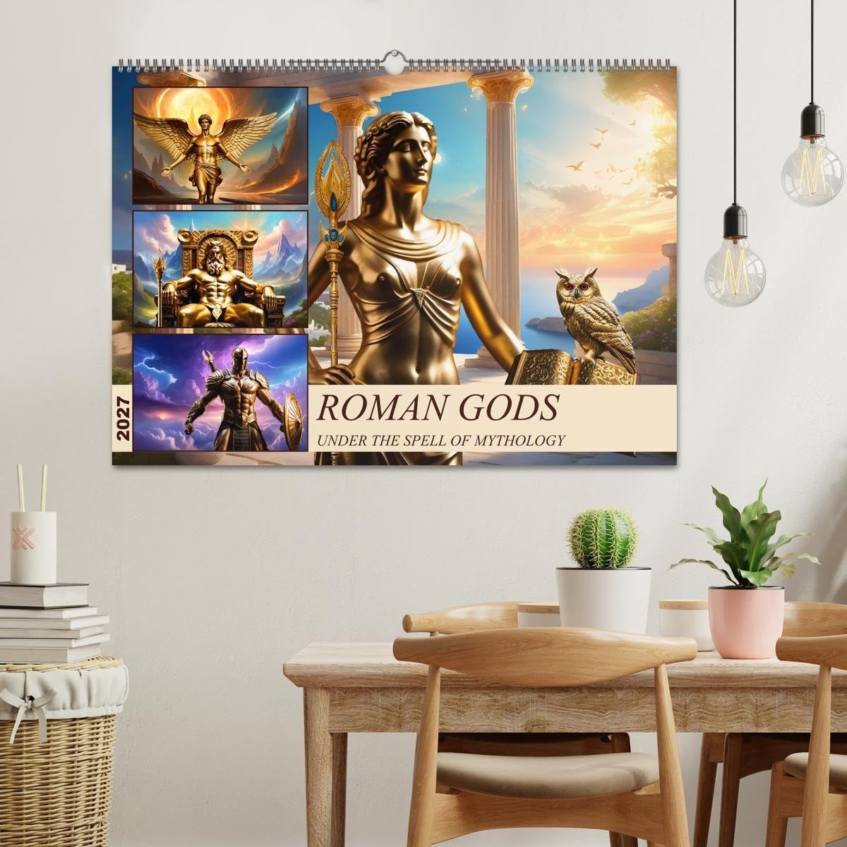 Roman Gods - under the spell of mythology (Wall Calendar 2027 DIN A2 landscape), CALVENDO 12 Month Wall Calendar: Under the spell of mythology