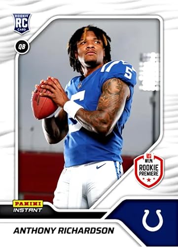 2023 Panini Instant Anthony Richardson RC #2-Rookie Premiere RPS First Look - Football Trading Card- Indianapolis Colts- Print Run of Only 1911
