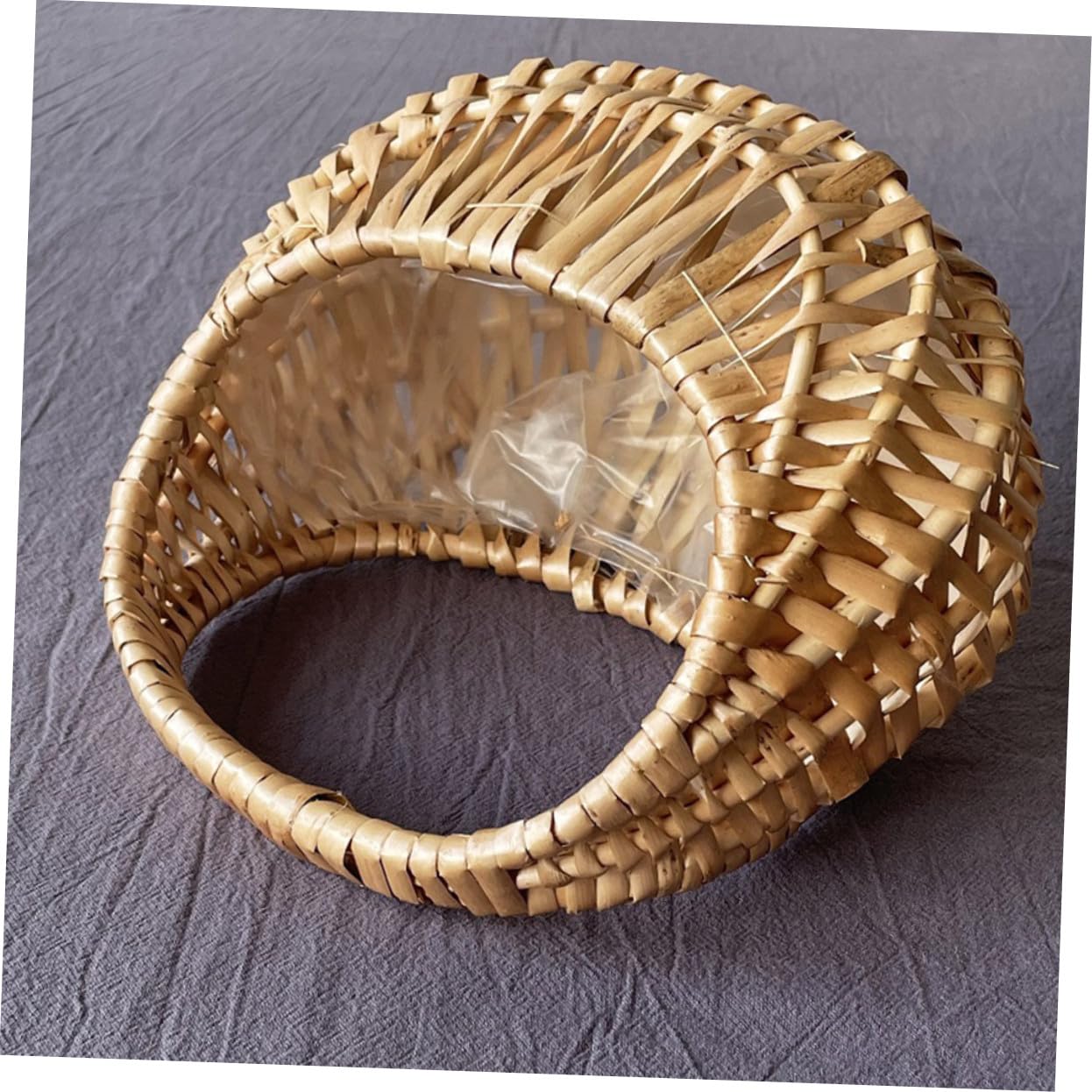 Blumenmädchenkörbchen 3 Stück aus Weidengeflecht für Hochzeiten | Handgewebt, mit Henkel und Einzigartiger Form, Leichter Aufbewahrungskorb, für Balkon und Korridor