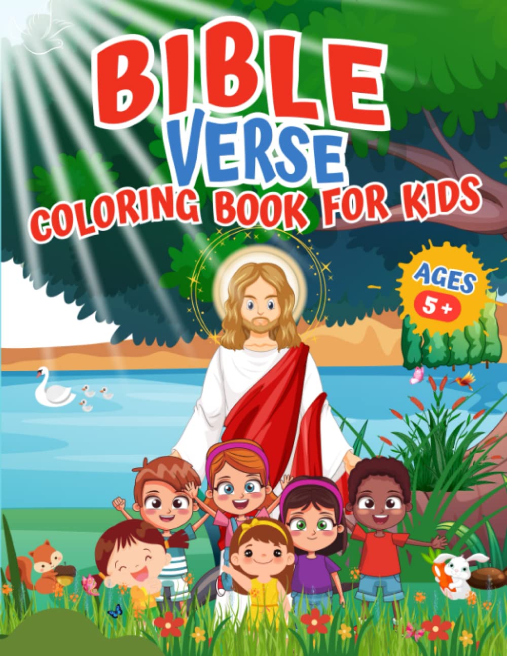 Bible Verse Coloring Book for Kids: Encouraging Creativity and Faith Building with Inspirational Verses (coloring bible)