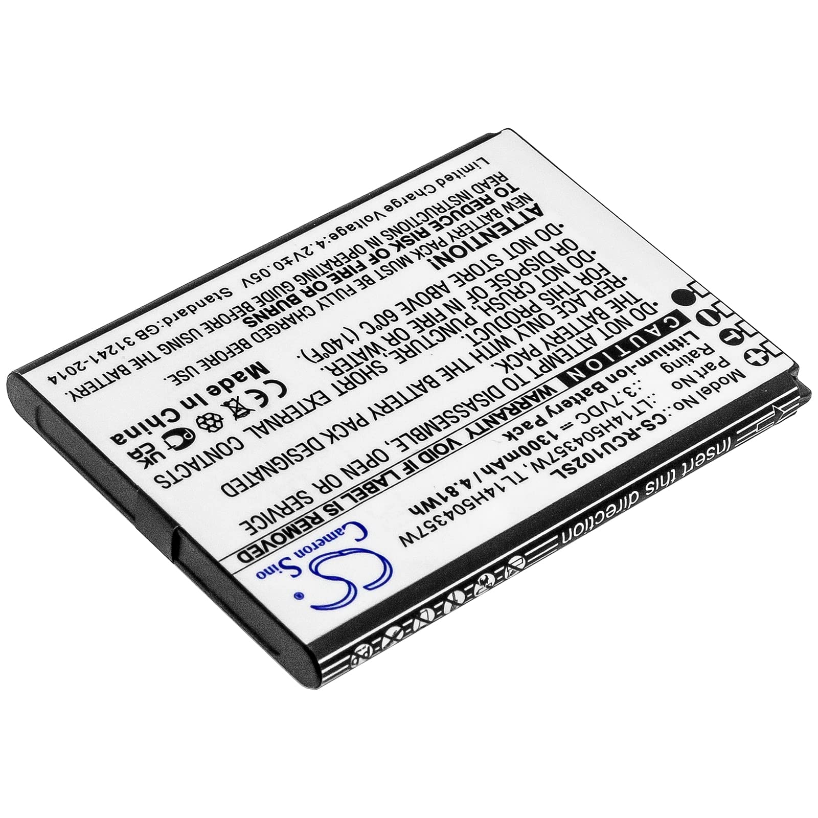 Sisawia Replacement Battery for Cricket U102AC,TL14H504357W,1300mAh