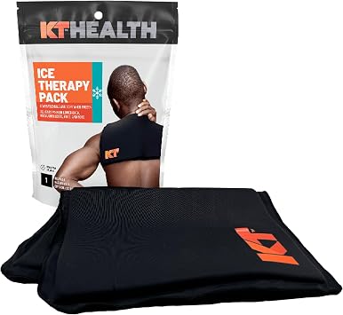 KT Health، حزمة العلاج بالثلج، 8 &times; 14 بوصة، تبريد مرن ومريح