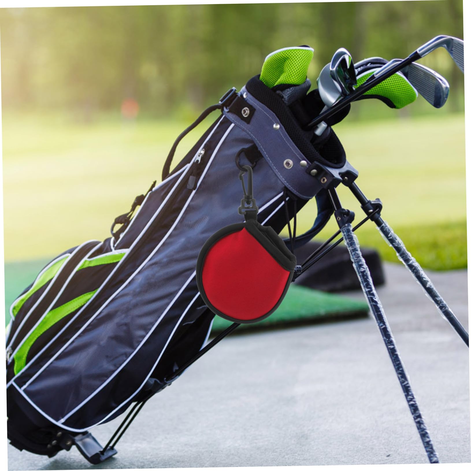BESPORTBLE Golfzubehör Golfs Ballen Waschbeutel Golfs Ballen Aufbewahrungstasche Leuchtende Golfbälle Reinigungsset Für Golfschläger Golfballreiniger Schutzhülle Für Golf