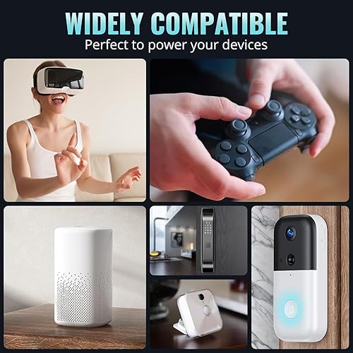 Miniatura 7 de POWEROWL Baterías de litio AAA de alta capacidad de larga duración, batería triple A de 1.5 V para dispositivos de alta tecnología, paquete de 8