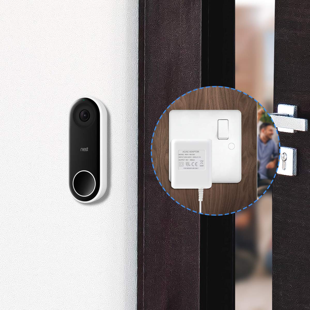 Buy Power Supply for Nest Video Doorbell,AIEVE Power Adapter