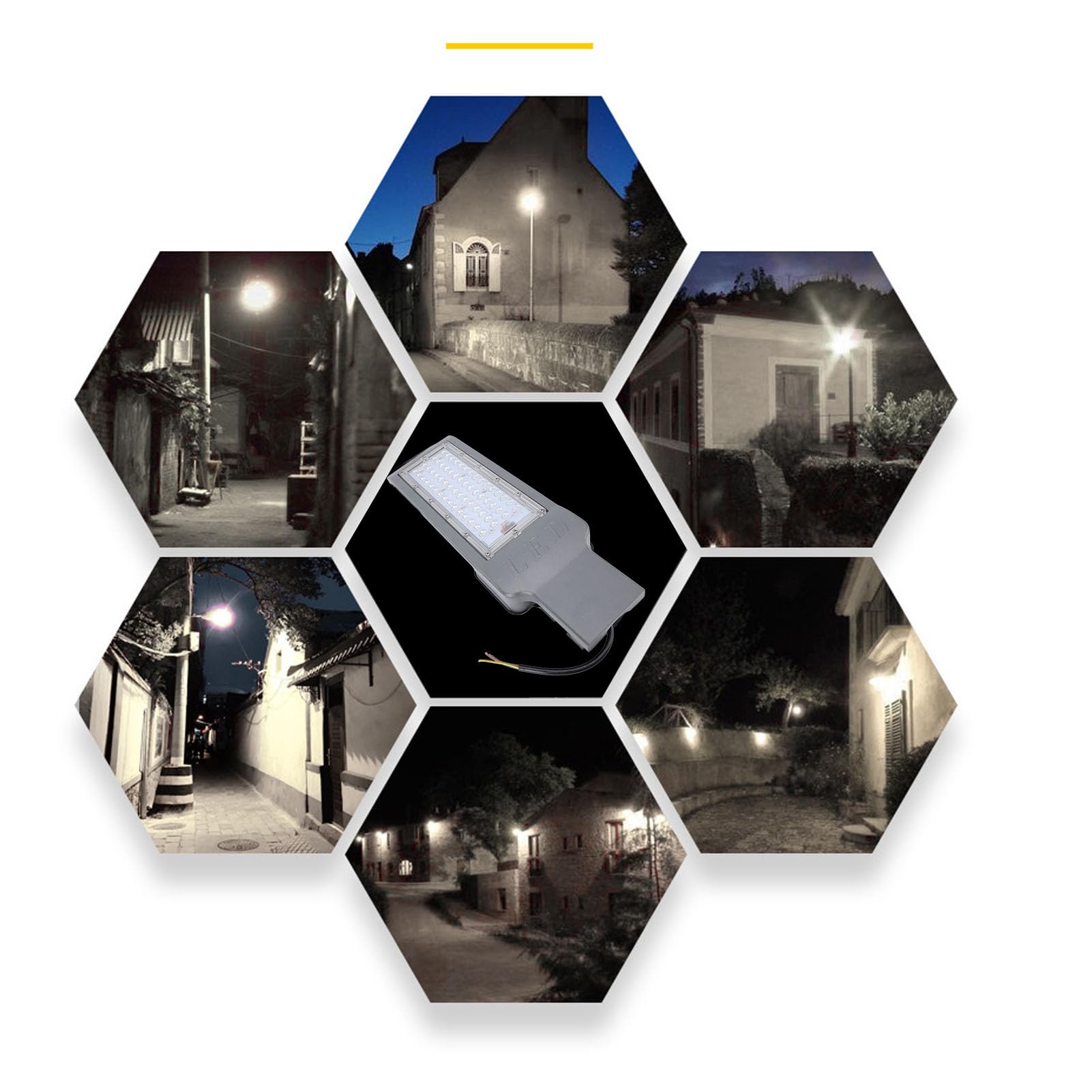 LED Parking Lot Light 60W with Die Cast Aluminum Material, Dusk to Dawn Sensor, 50000H Lifespan, IP65 Water proof for Pole Mount Light, Easy Installation, Various Outdoor