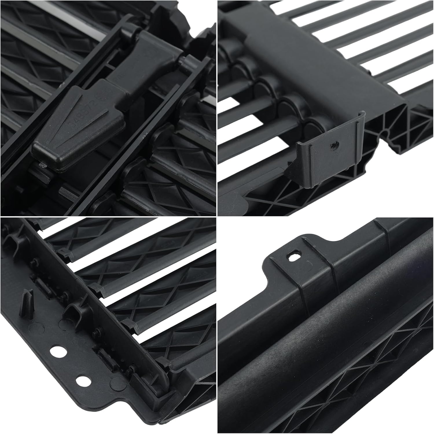 US Version Front Bumper Upper+Lower Radiator Shutter Grille Fit for GMC Terrain/Chevrolet Equinox 2018 2019 2020 2021 2022 W/O Motor