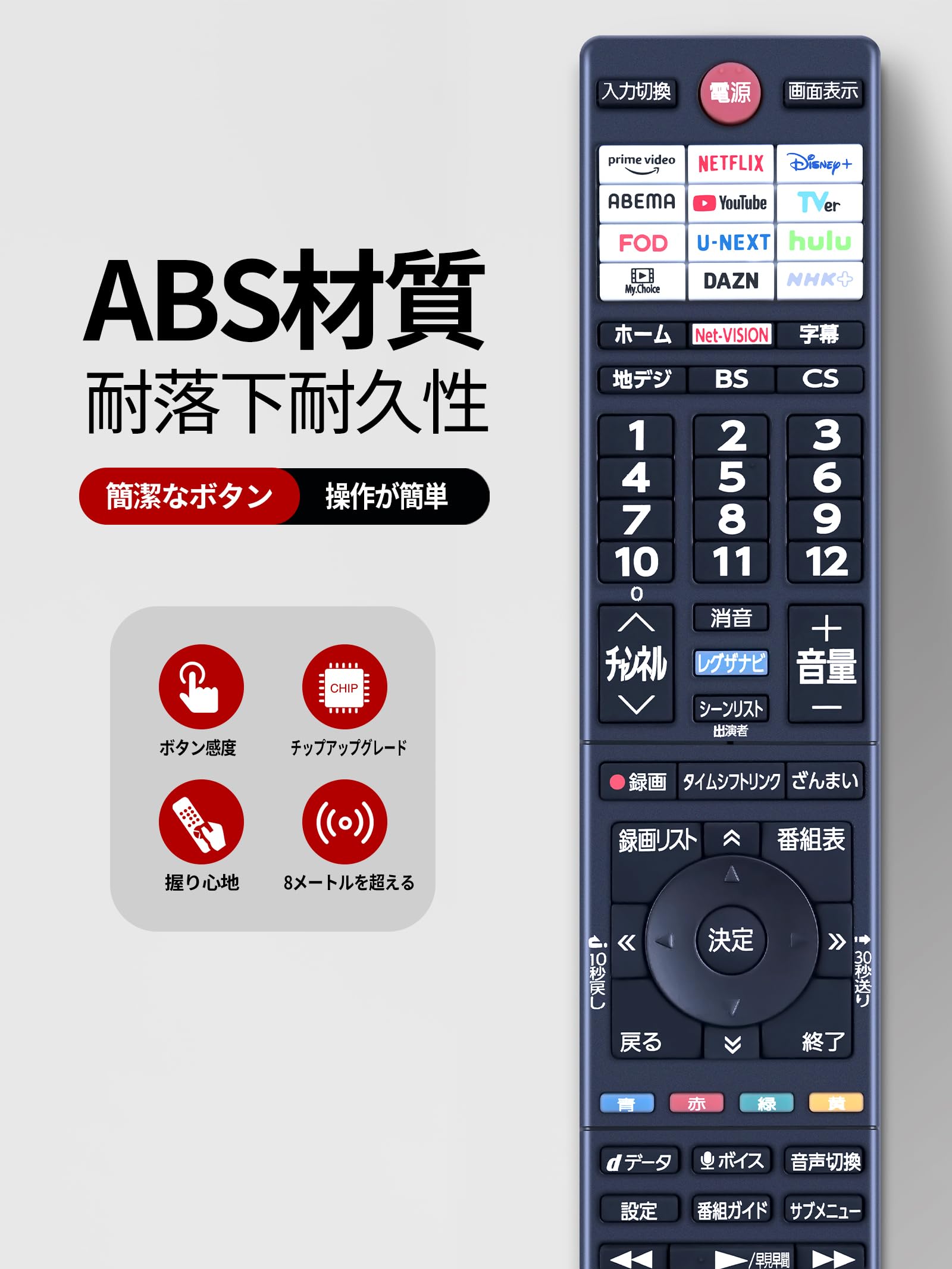 Amazon | テレビリモコン CT-90505 for Toshiba東芝Regza液晶