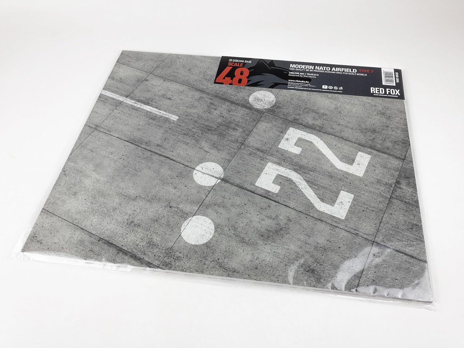Red Fox DB-48006 1/48 3D Diorama Base Modern NATO Airfield Type 7 380x320mm image 5