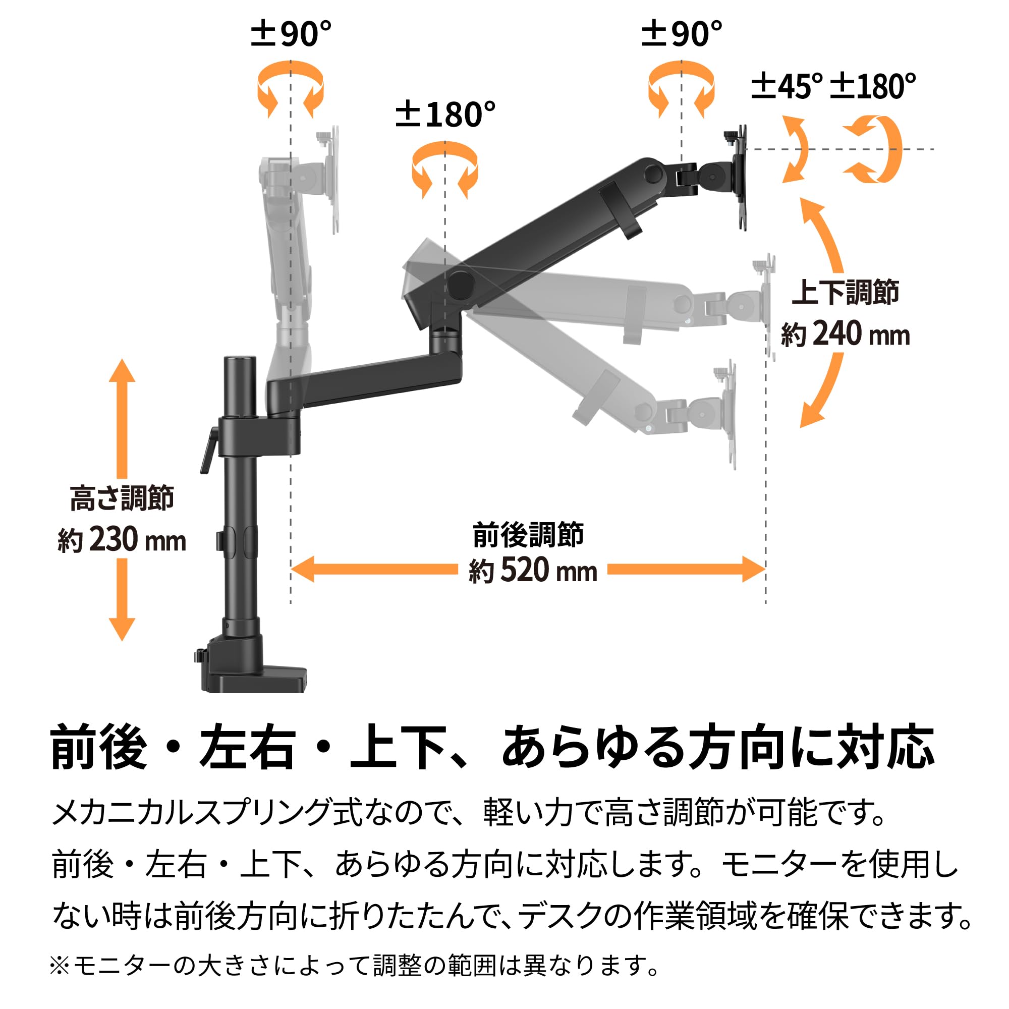 Amazon.co.jp: アーキス(Archiss) モニターアーム 2画面 デュアル 34