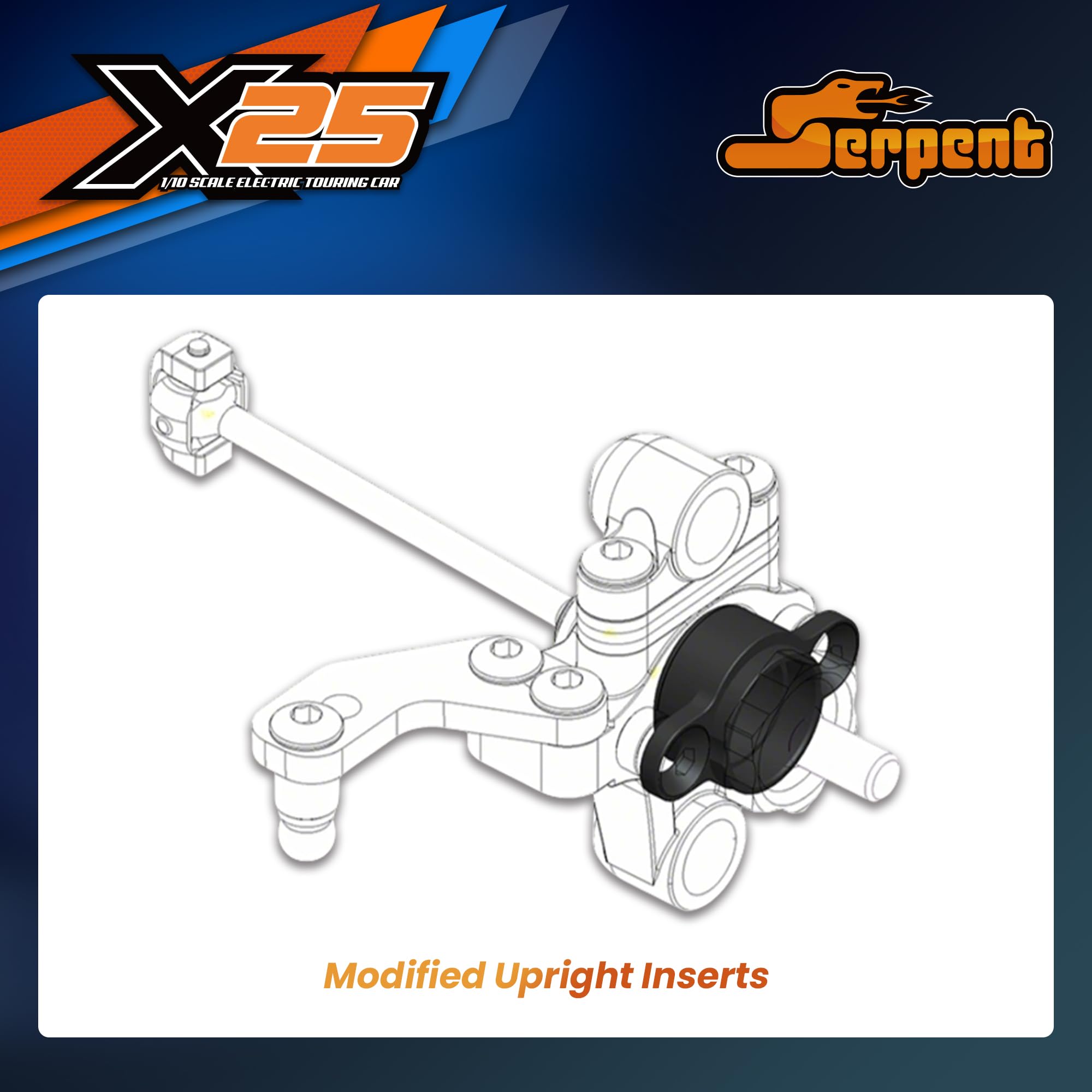 Amazon.co.jp: Serpent Medius X25 1/10 4WD 電動ツーリングカー