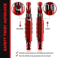 Vista 3 de 12kN (2697 lbs) Heavy Duty Carabiner Clips, for Securing Pets, Outdoor, Camping, Hiking, Hammock, Dog Leash Harness, Keychains