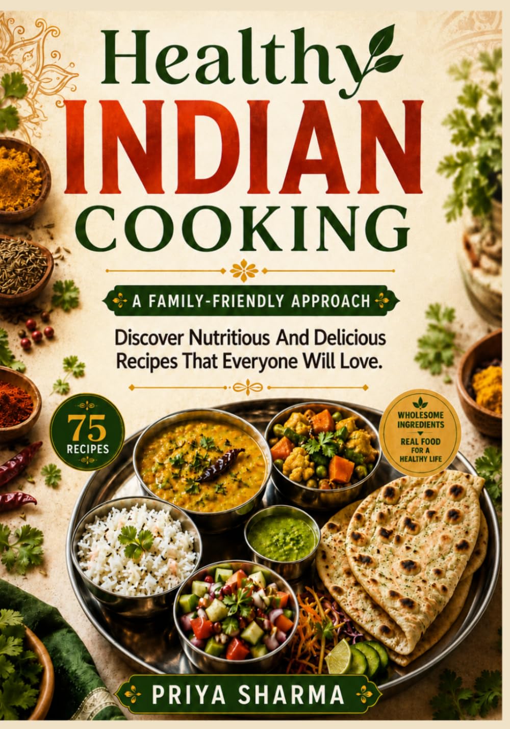 Healthy Indian Cooking: A Family-Friendly Approach: Discover Nutritious And Delicious Recipes That Everyone Will Love.