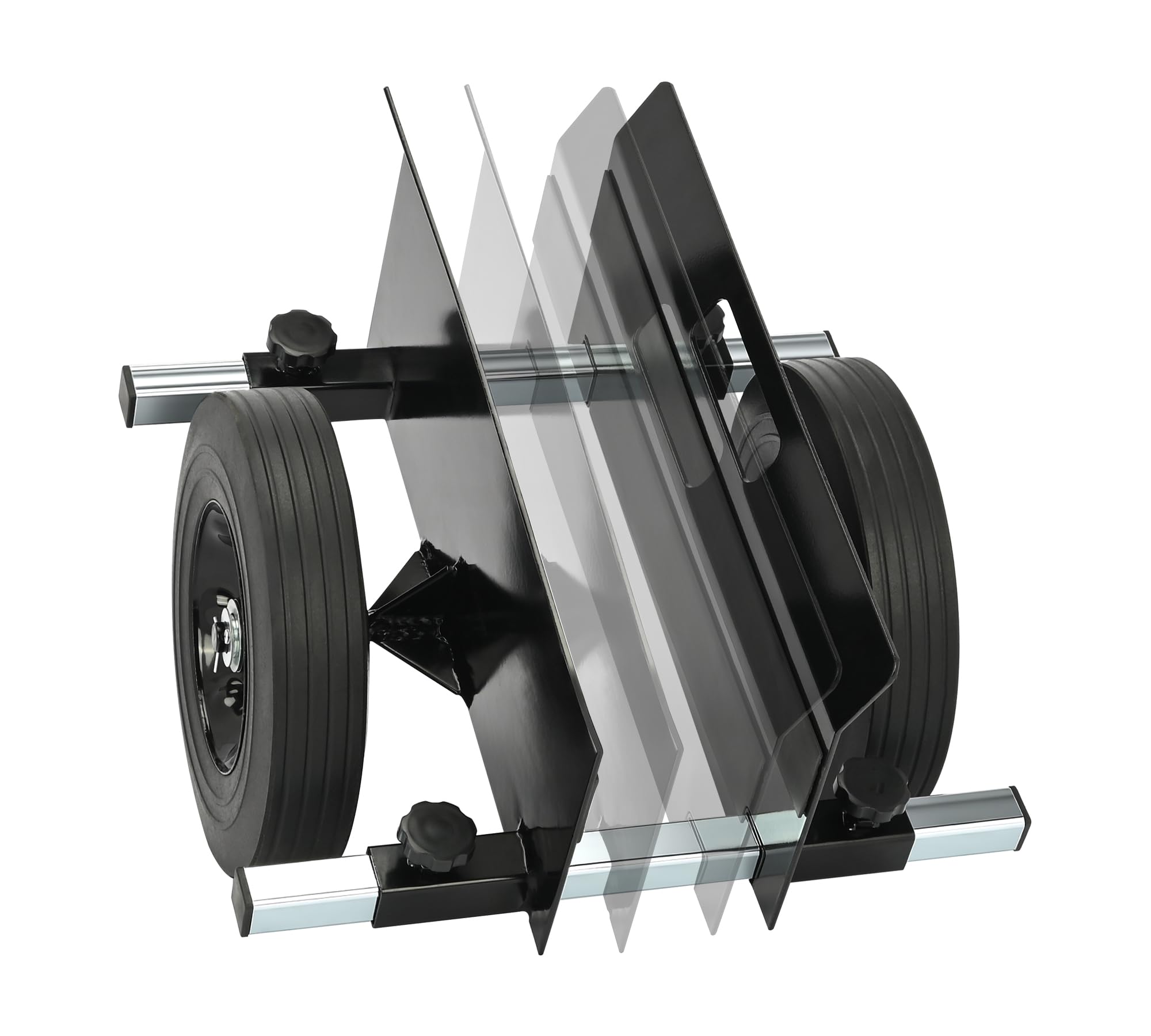 Carro de Placas de Transporte de hasta 500 kg, Carro de Transporte Pesado carretillas para 0 – 23 cm/0-9,05 Pulgadas de Ancho de sujeción, Carro Pesado para Transporte de Placas de Madera, Puertas