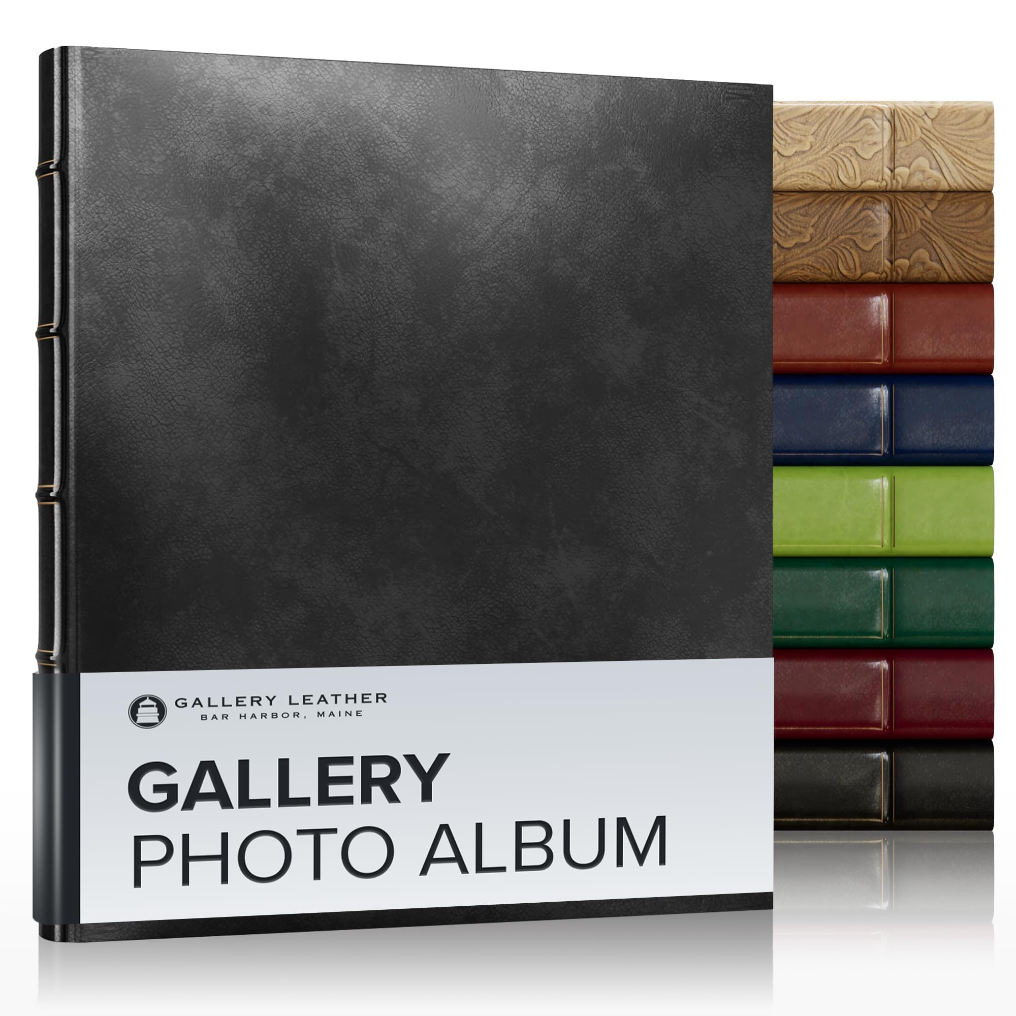 Amazon.com: Gallery Leather Photo Album 4x6 Pictures with Slip-In