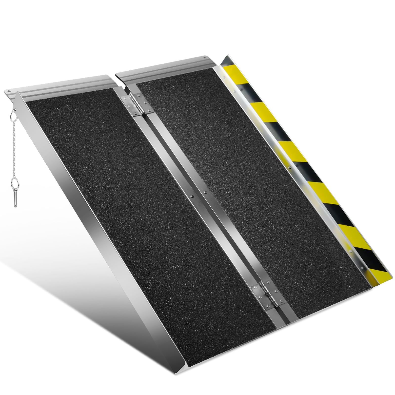 Lirches Portable Wheelchair Ramp 3FT - Ramp for Wheelchair for Home steps, Non-Slip Aluminum Folding Handicap Ramp for Car, Doorways, Curbs, Stairs