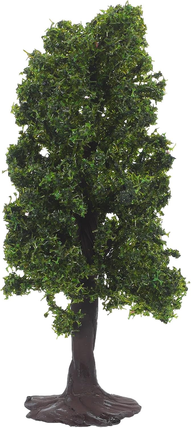 SHINEOFI 5. 9 in Model Pine Trees,Artificial Scale Buildings Scenery Miniature Trees Diorama Supplies Fake Mini Plants for Crafts Train Woodland Scenery Landscape Village DIY Crafts