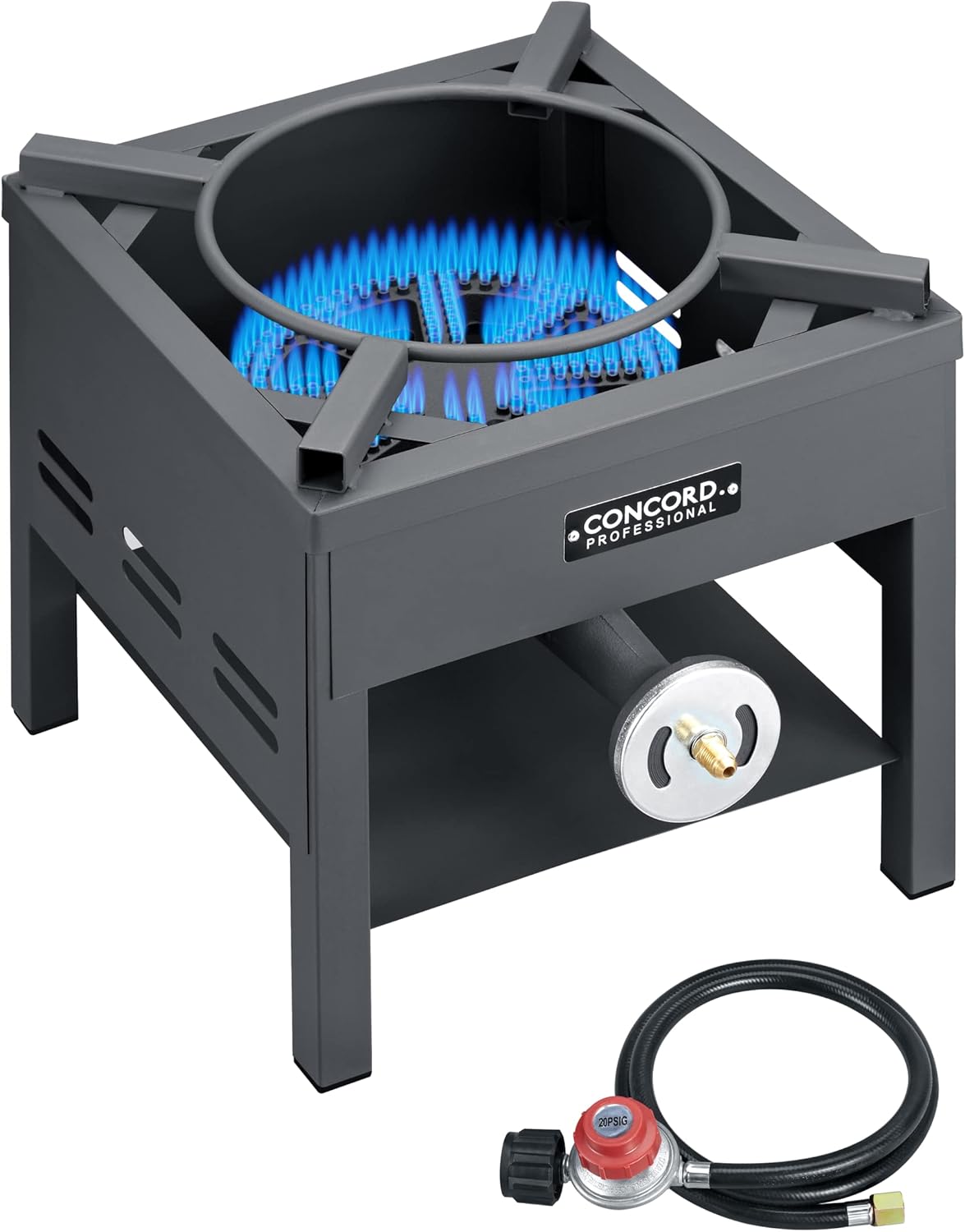 Concord Quemador profesional de wok de banjo individual con