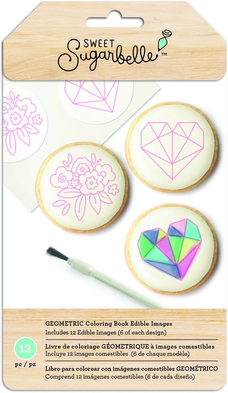 Sweet Sugarbelle Geometric Coloring Book Edible Images