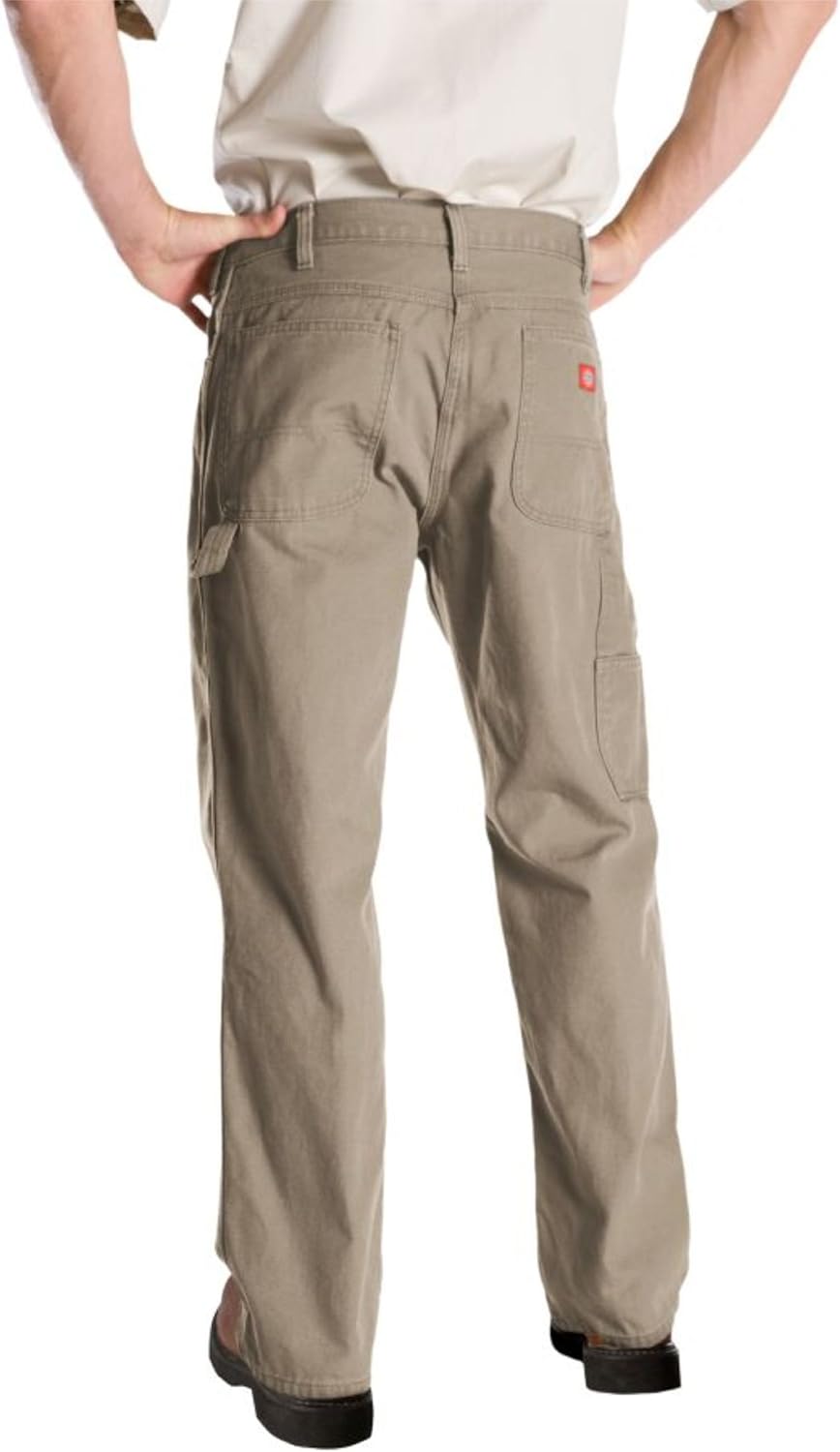 Dickies Men's Relaxed Fit Straight-Leg Duck Carpenter Jean