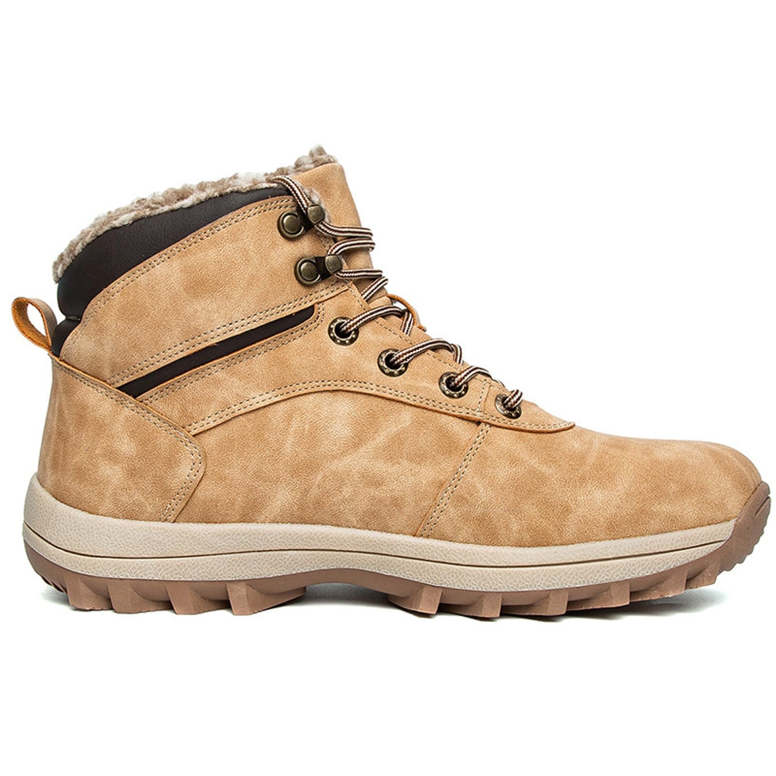 Ocio Temporada fría, Nieve algodón Acolchado, Botas Altas, Zapatos Transpirables para Estudiantes y Adolescentes, Hombre, Antideslizantes y cálidos para el frío_1