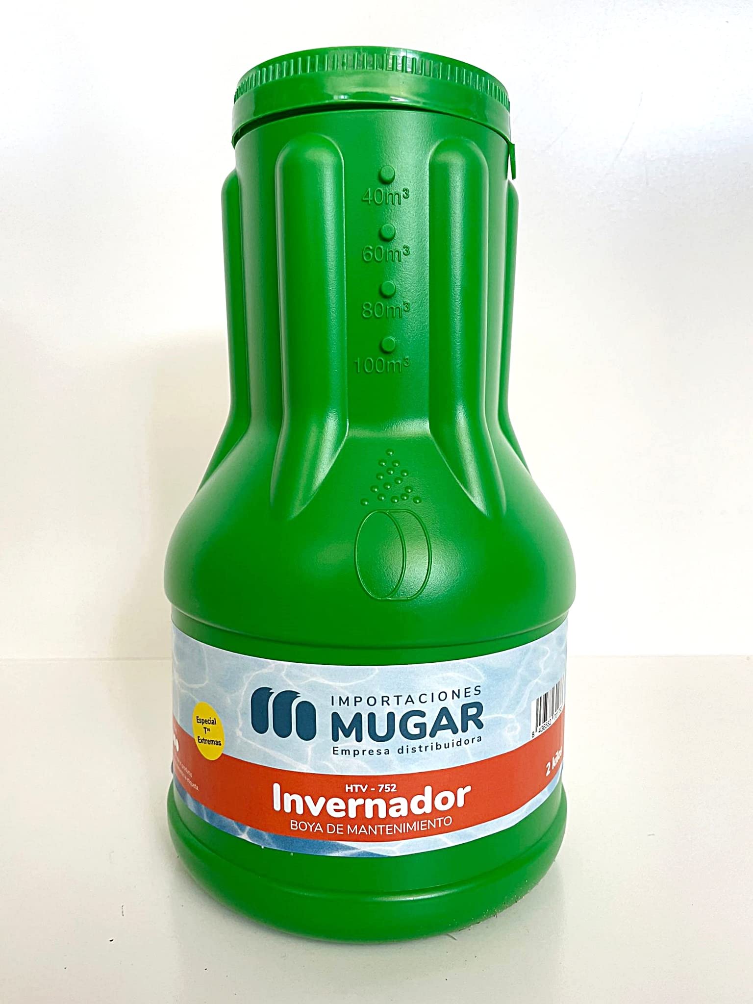 MUGAR- Dosificador Invernada 2 kg- Packs de 2/4/6- Invernaje y Mantenimiento de Piscinas- Mantenimiento de Invierno. (6)