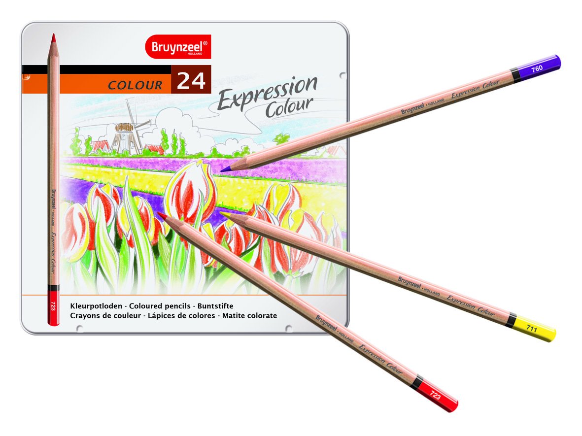 Talens - Estuche 24 Lápices de Color Expression