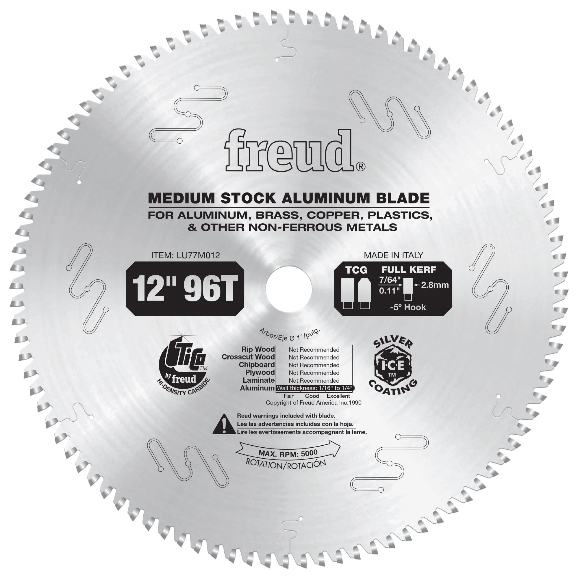 Freud LU77M012: 30,5 cm średnie ostrze aluminiowe