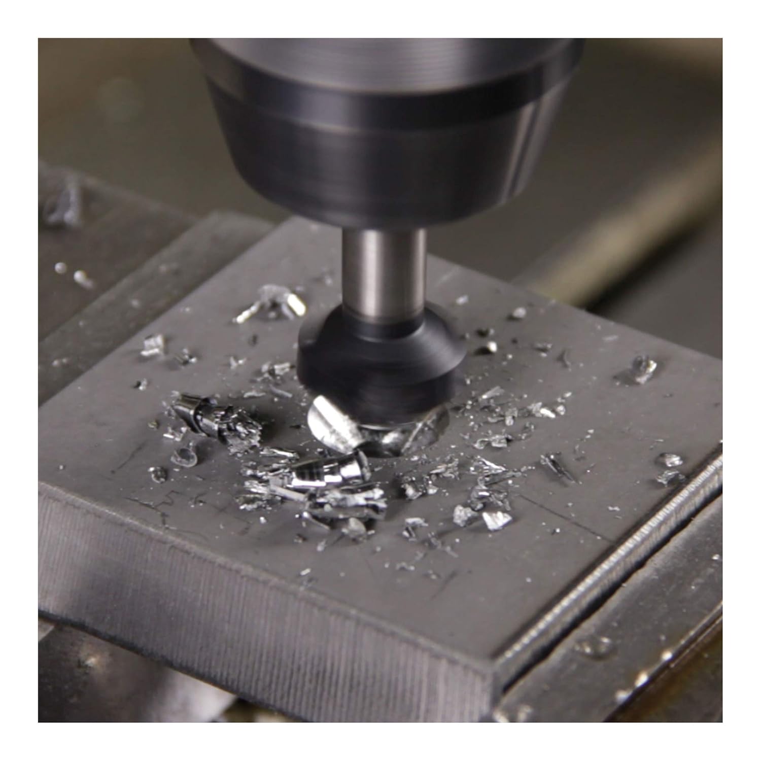 RUKO HSSE-Co 5 Taper and Deburring Counter Sinker, Din 335, Type C, 90 Degree, TiAlN Finish, 19.0 mm Diameter, 63.0 mm Length, R102120F