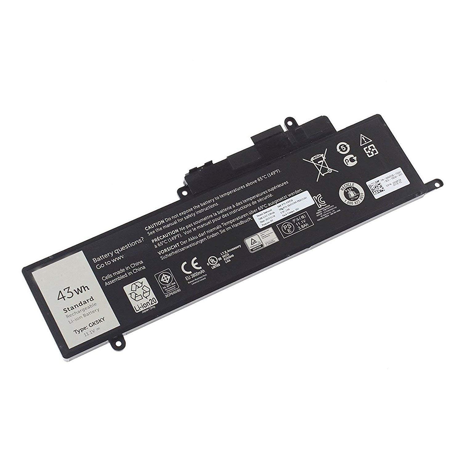 Fully Gk5ky Replacement Laptop Battery Compatible With Dell Inspiron 11 3000 3147 3148 Inspiron 13 7347 13 7348 13 7352 Gk5ky Pt 04k8yh 92nct 092nct 4k8yh 11 1v 34wh Buy Online In Aruba At Aruba Desertcart Com Productid