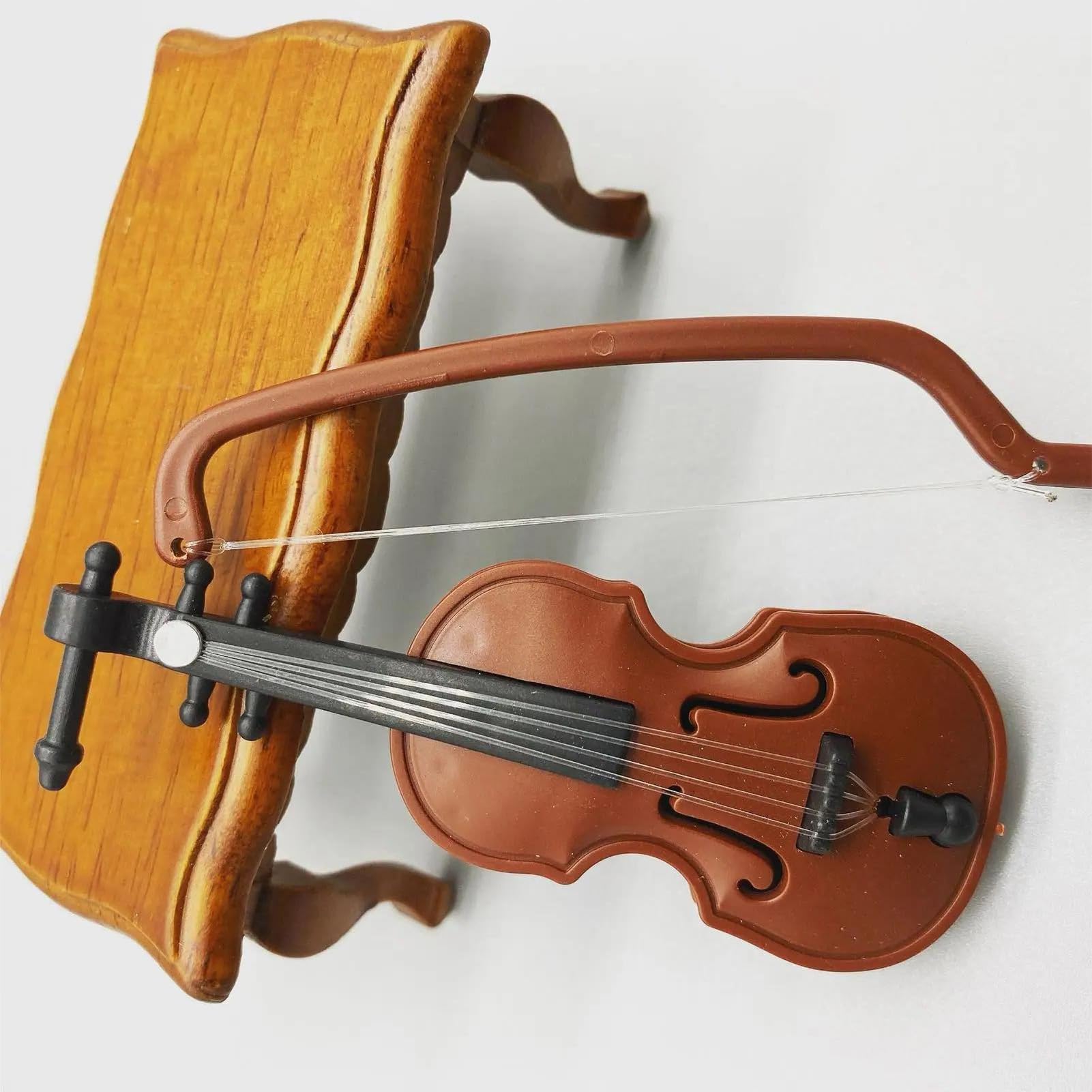 Ozdoby na instrumenty muzyczne Miniaturowe instrumenty muzyczne skrzypcowe ozdoby do domu dekoracyjne