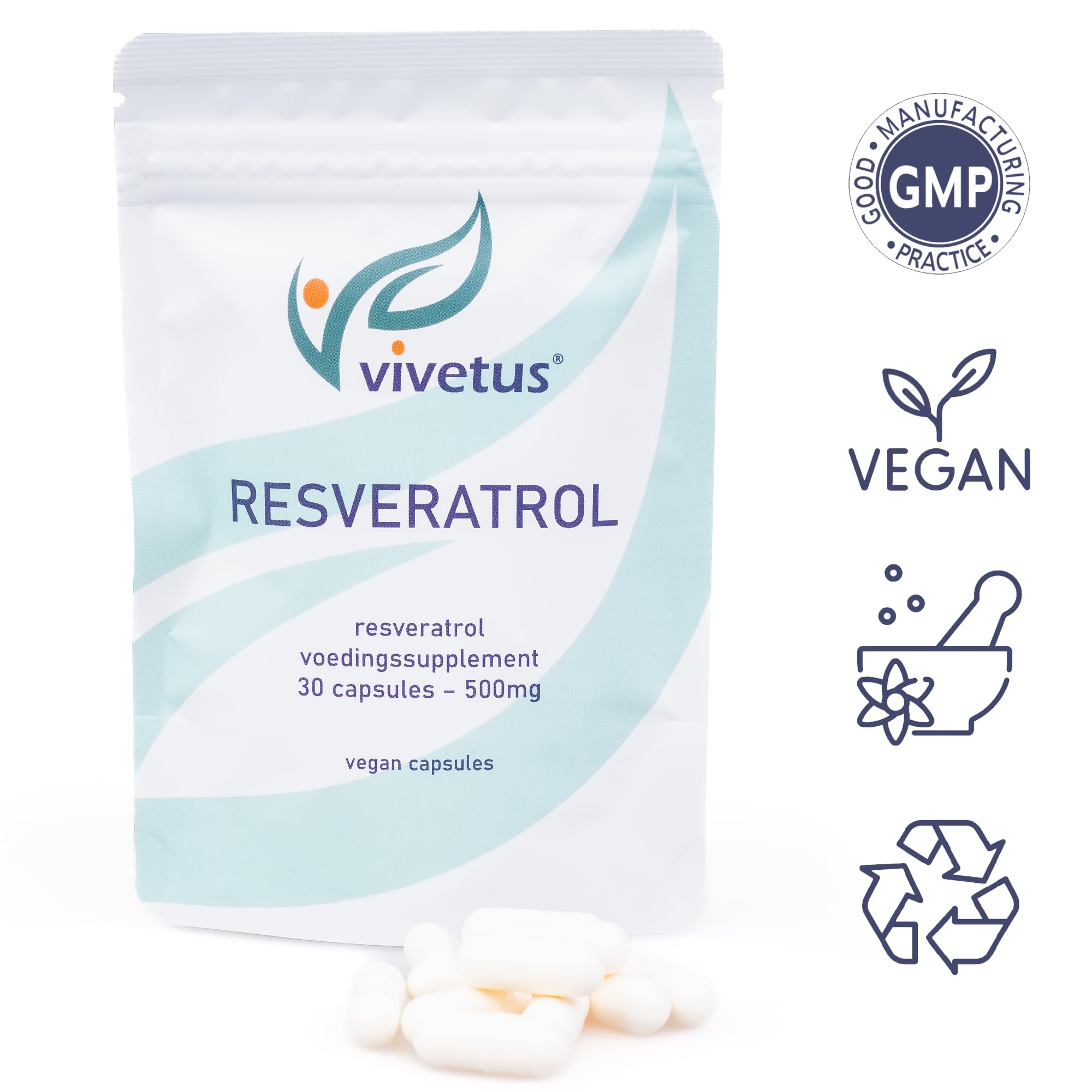 Resvératrol - 30 capsules - 500mg