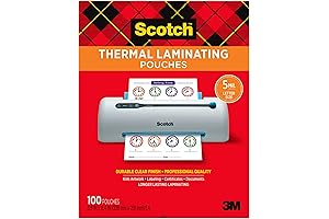Scotch Thermal Laminating Pouches 8.5 x 11 For Premium Protection