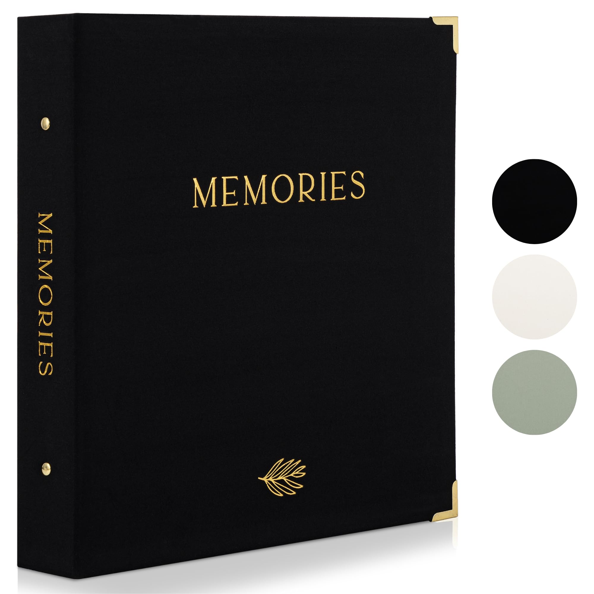 Amazon.com: Beautiful Linen Photo Album For 4x6 Photos - Safely Holds ...
