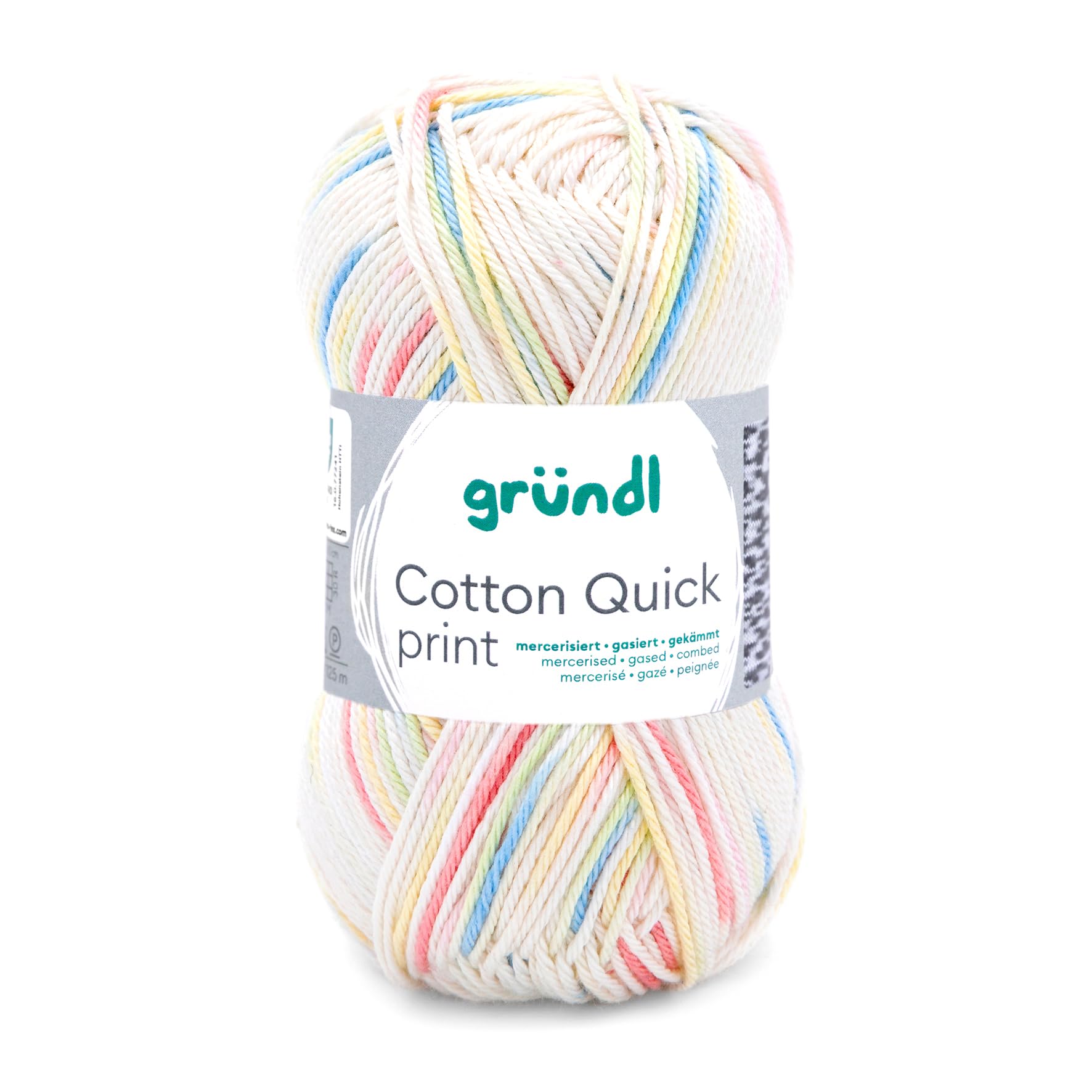 Grundl Yarn, Acrylic, Baby Multicolor, ca. 225 m