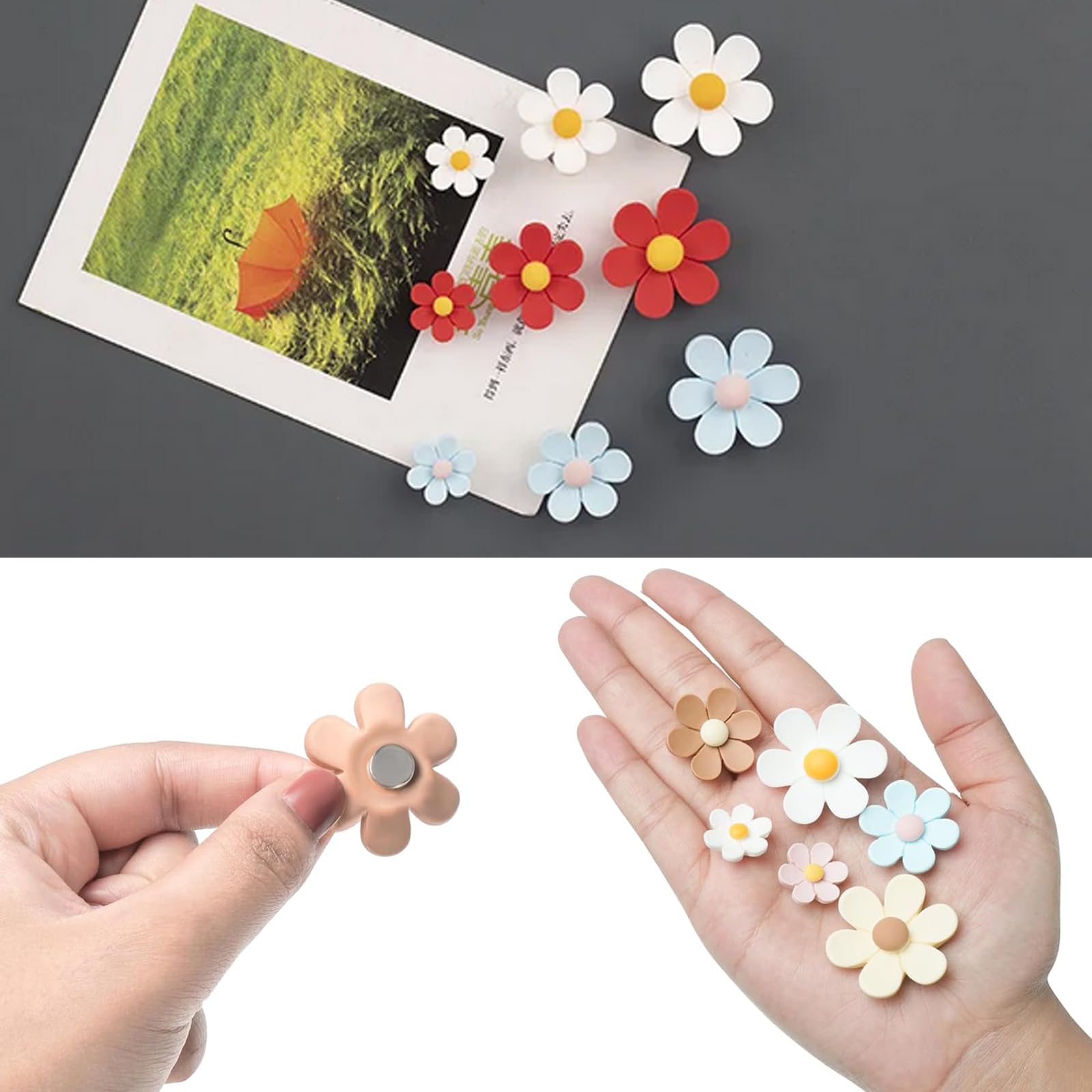 12pcs Cartone Animato In Legno Magnete Per Frigori... - Grandado - Foto 3