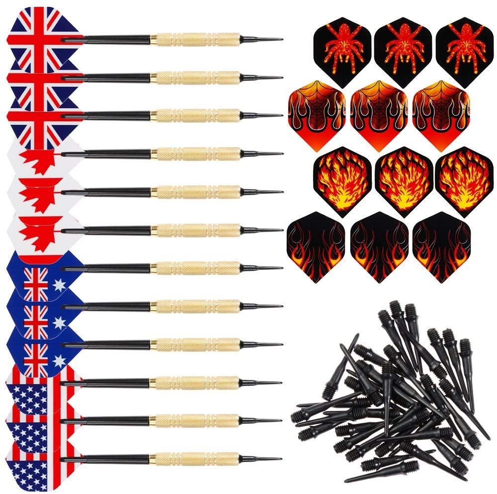 Set Freccette Professionali Nabance Con Punte In Plastica - 12 Freccette + Accessori - Foto 6