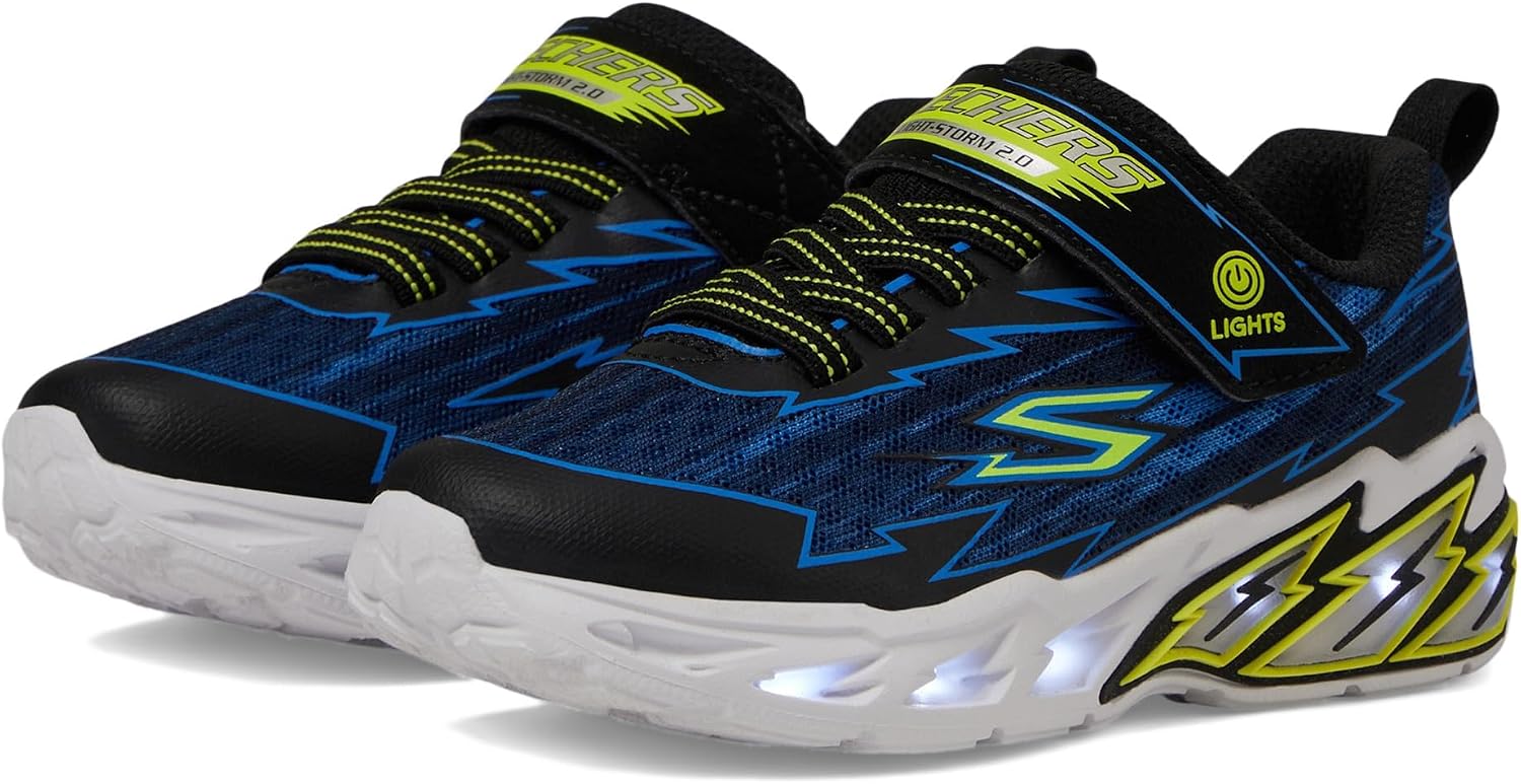 Skechers Boys' Light Storm 2.0-Bolt-Brights