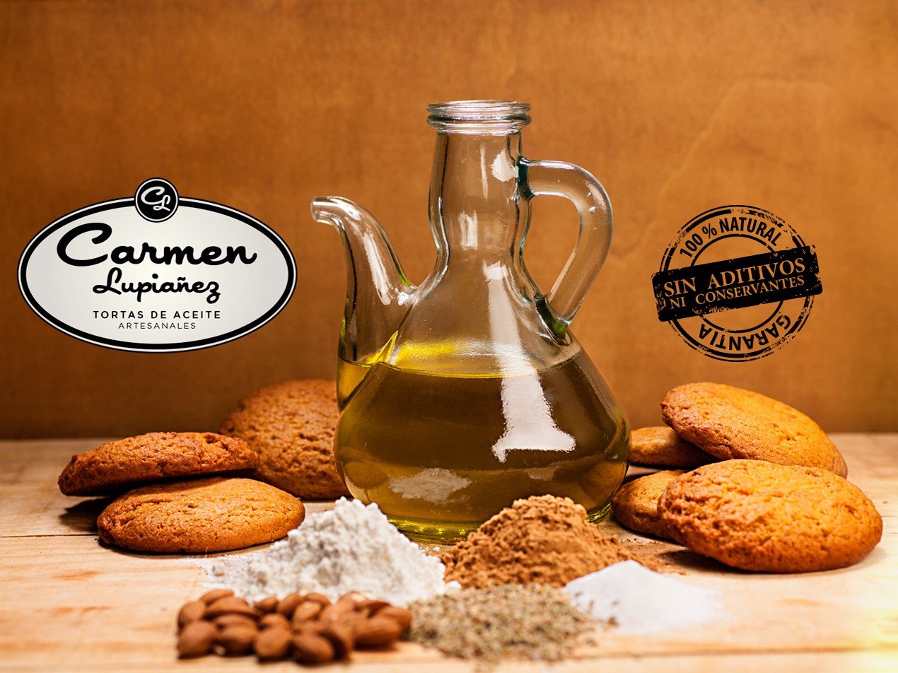 Torta De Aceite Carmen Lupiañez 500 G - Paquete 12 Uds