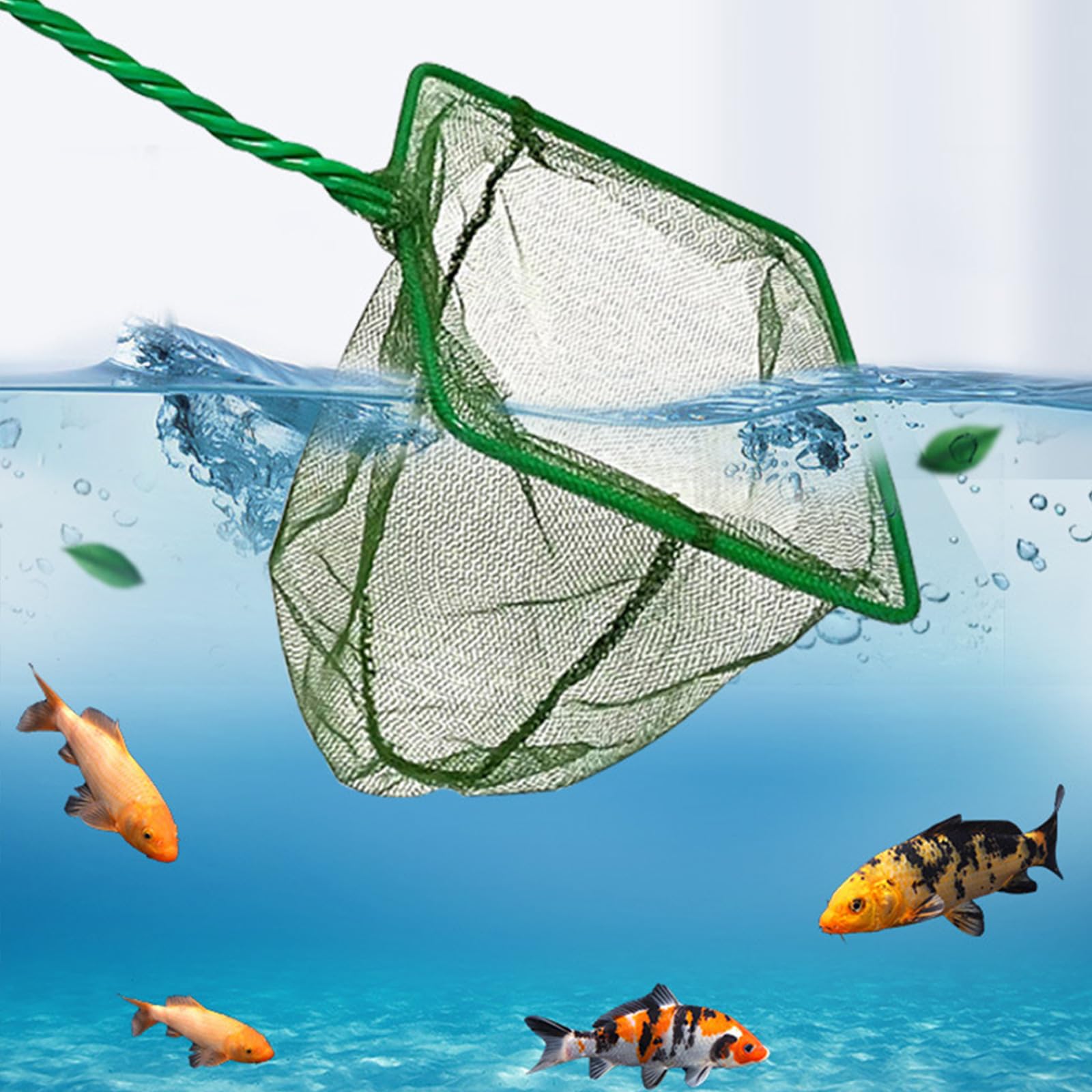 10 x Fischfang- und Aquarium-Reinigungsnetz für Heimaquarien, Enthusiasten und Tierhandlungen, einfach zu bedienen mit feinem Fischfangwerkzeug