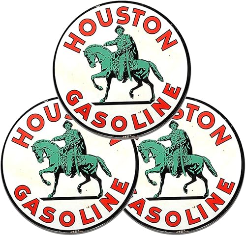 Miniatura 288 de Brotherhood Letrero de gas vintage de reproducción de letreros de metal vintage, letrero redondo de metal para garaje y hogar, 8 pulgadas de Nourse