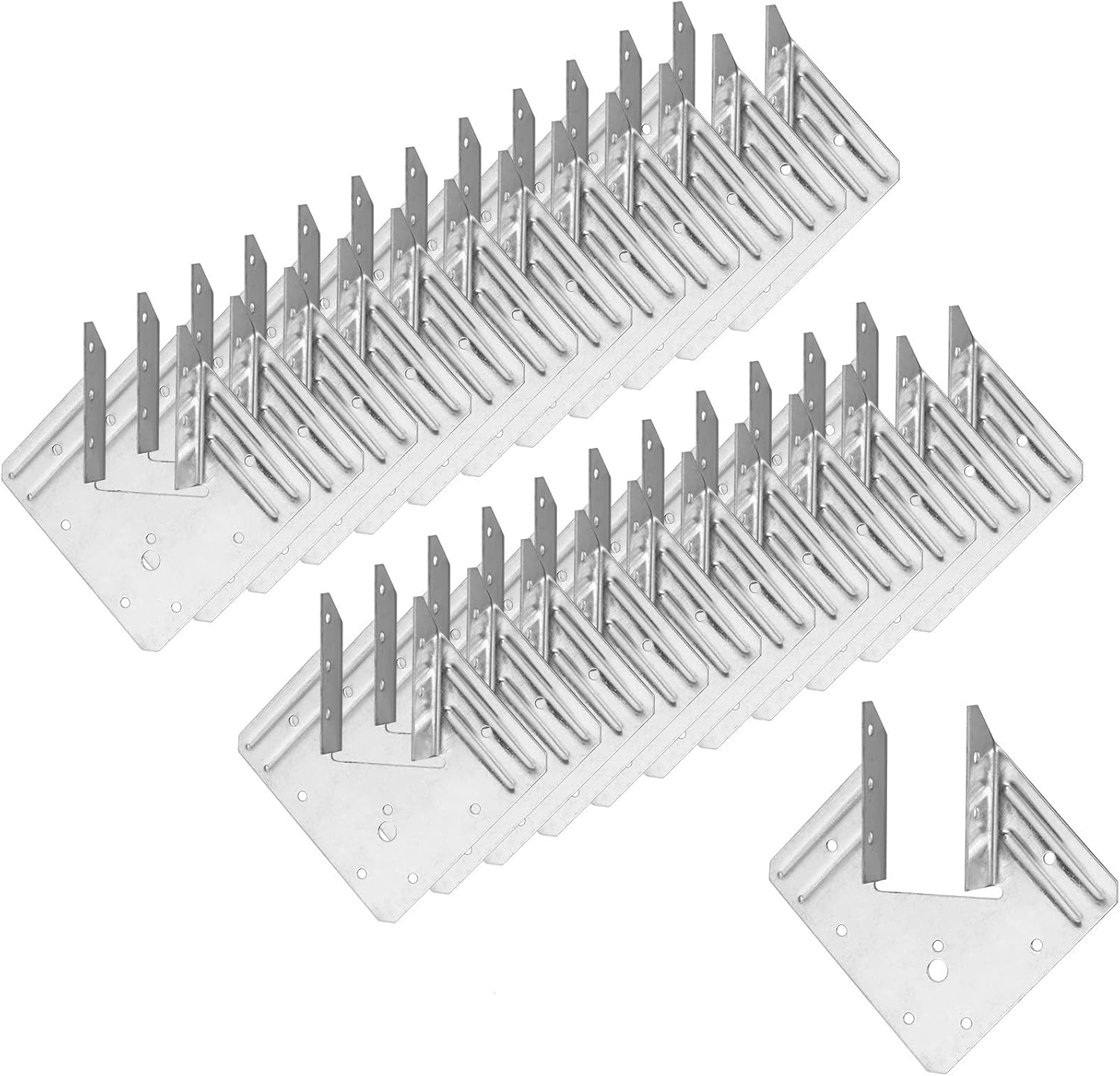 AOKLIT 24 Pack Hurricane Ties, 18-Gauge Heavy Duty Joist Hangers ...