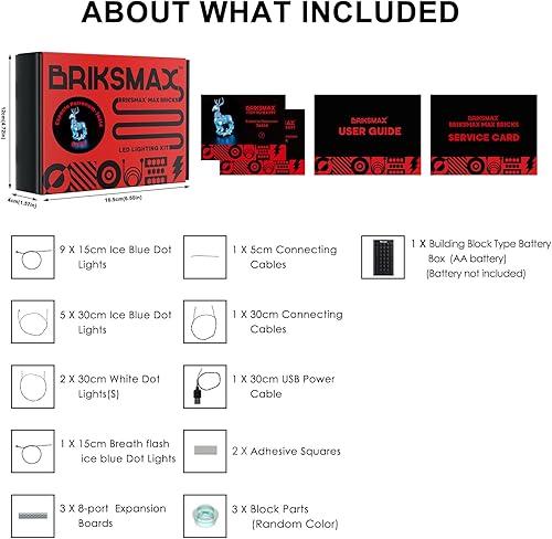 Miniatura 7 de BRIKSMAX Kit de iluminación LED para LEGO-76414 Expecto Patronum, compatible con el modelo de bloques de construcción de Lego Harry Potter, no