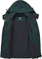 Vista 3 de Chaqueta de lluvia Diamond Candy para mujer, con diseño para senderismo, impermeable y ligera, con capucha