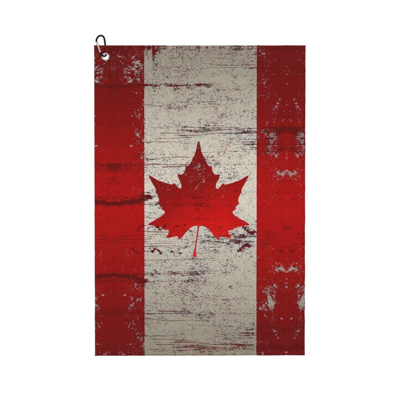 Canadian Flag Premium Golf Towel - Waffle Towel, Perfect Golf Bag Accessory and Unique Gifts for Men