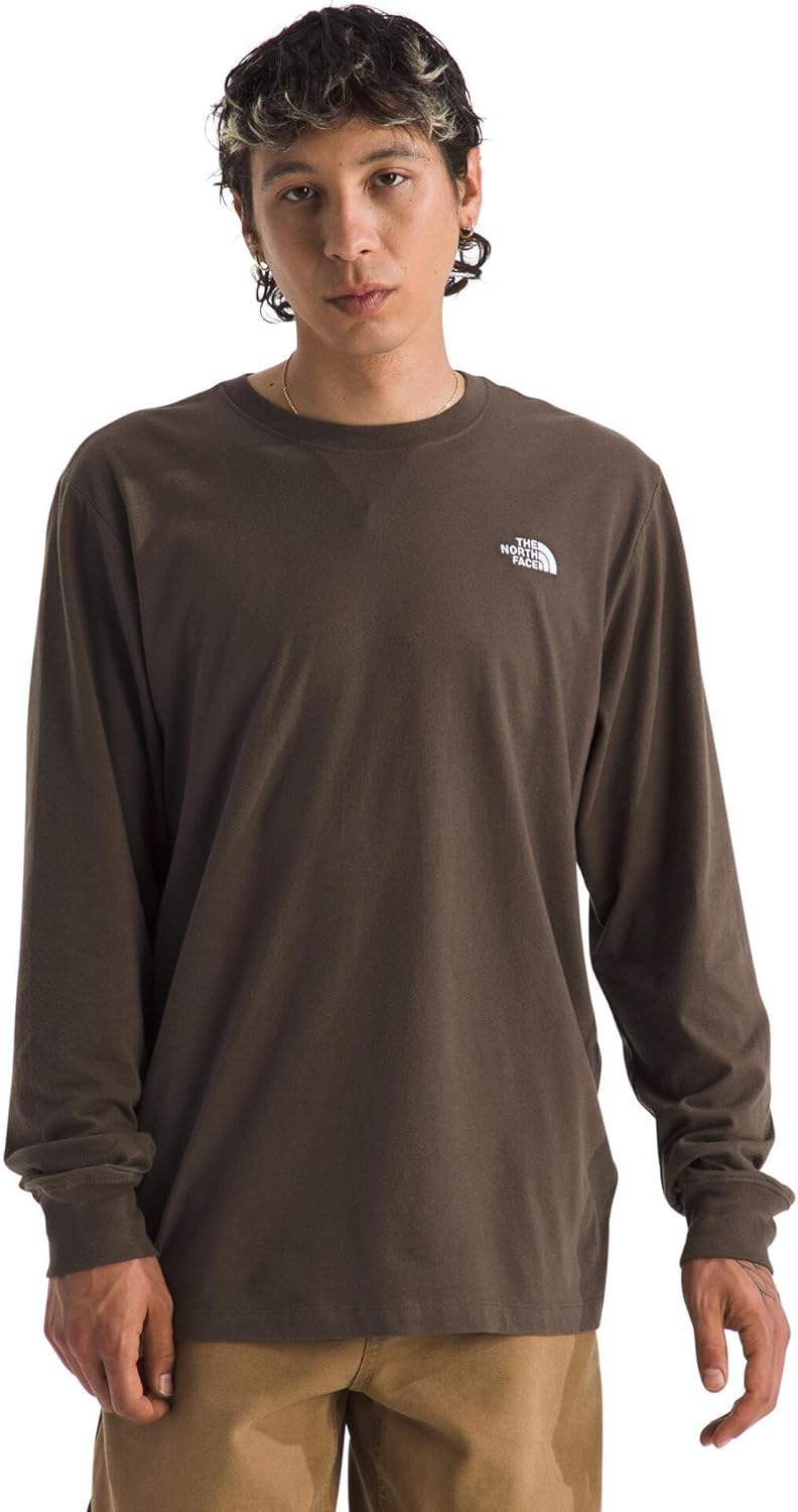 THE NORTH FACE Men's Evolution Simple Dome Long-sleeve Tee | Cotton Shirt With the Classic Logo