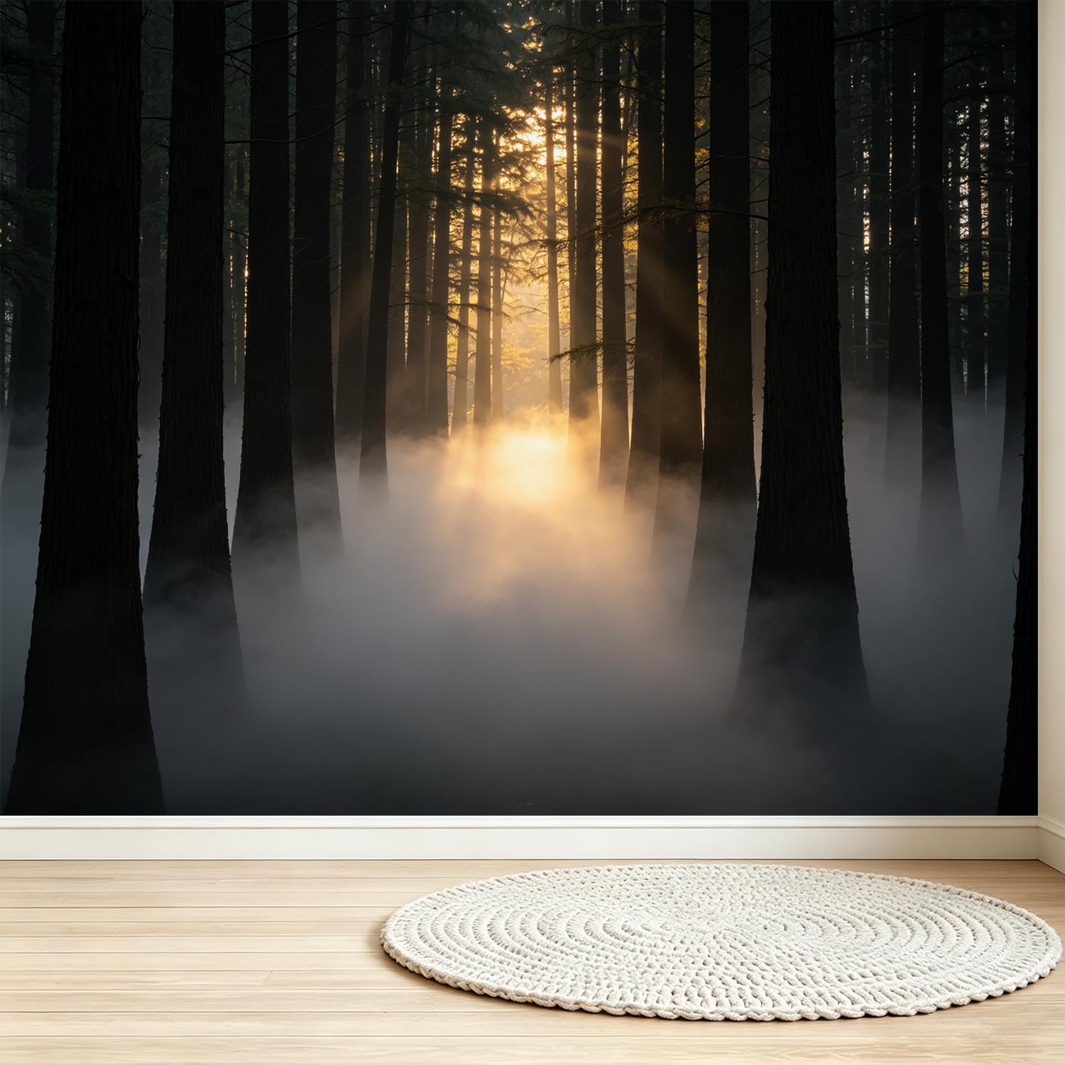 Fototapete Waldlandschaft Tapete 430 x 300 cm (WxH)