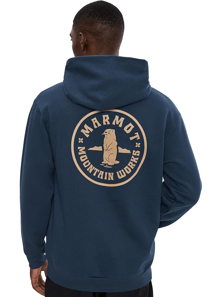 Navy Marmot MMW Circle Critter Hoodie