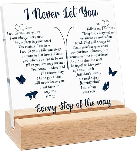 Regalo de condolencias, pérdida de un ser querido, pérdida de un miembro de la familia, regalos sentimentales para decoración de mesa del hogar,